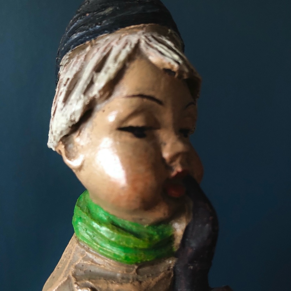 Vintage Dutch Boy with Pipe / Holland / Vintage Kitsch Decor - Picture 4 of 5